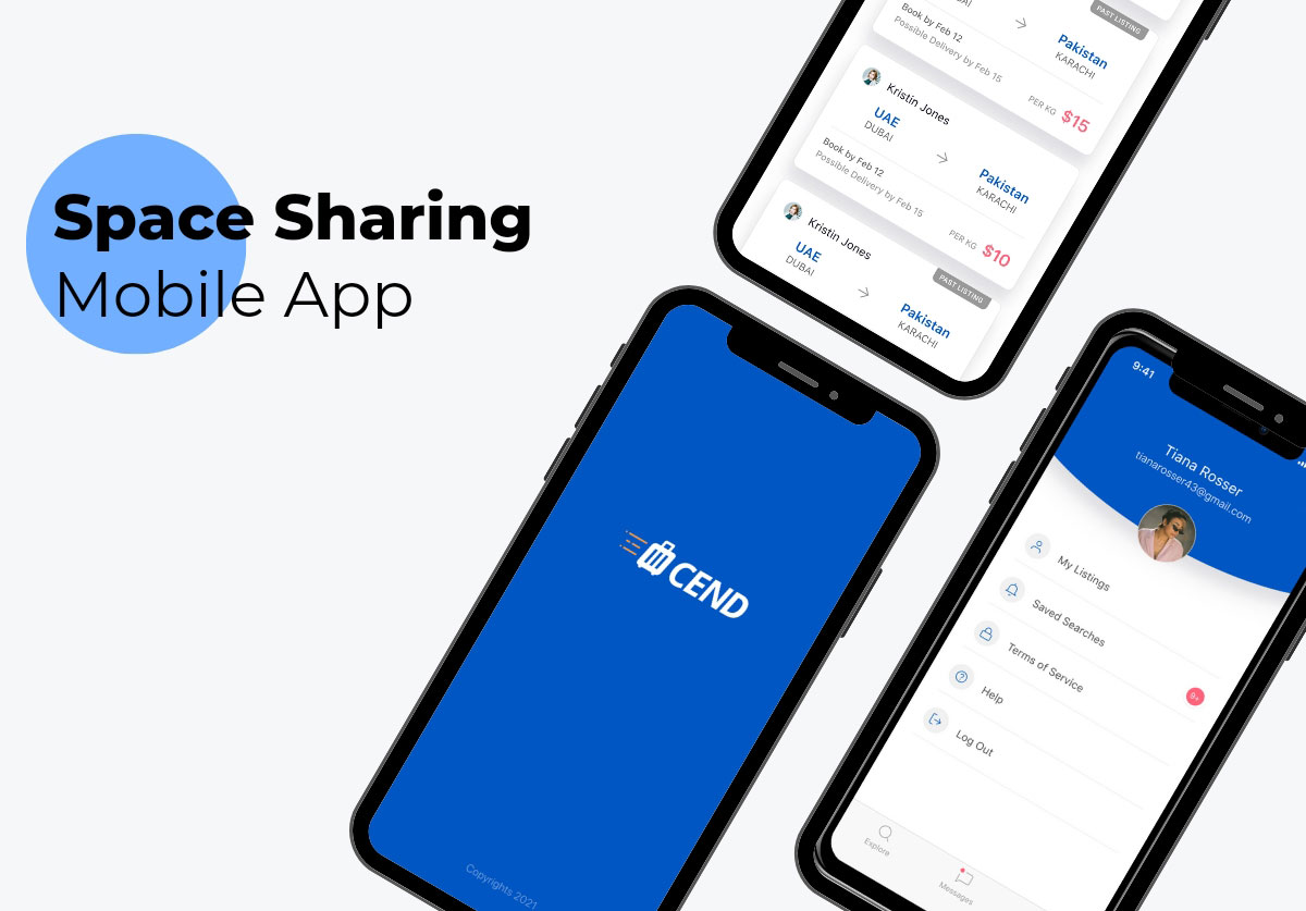 Cend Space Sharing Mobile App